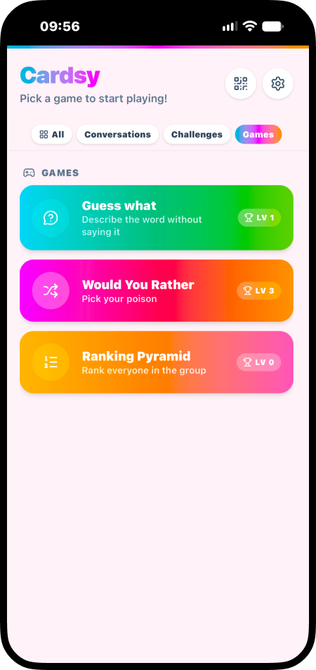 Games Tab